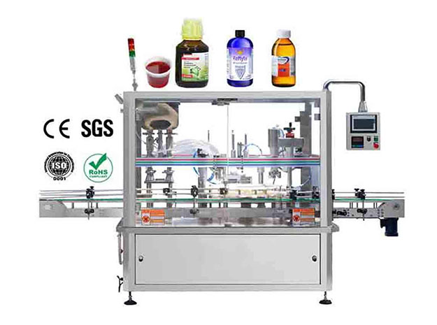 Gravity Type Automatic Liquid Bottle Filling Machine