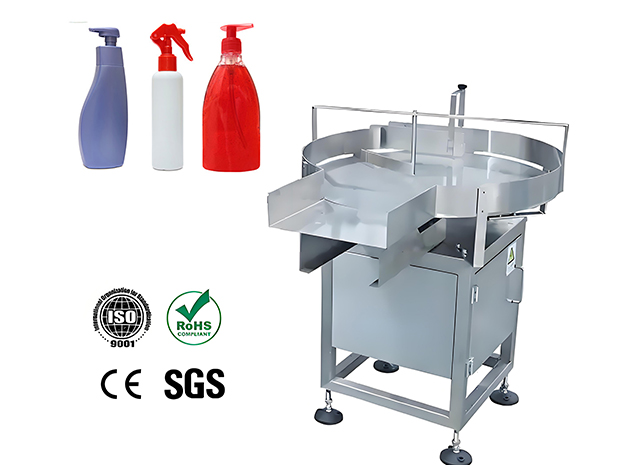 Industrial automatic bottle unscrambling system 60-80 pcs/min for production line integration