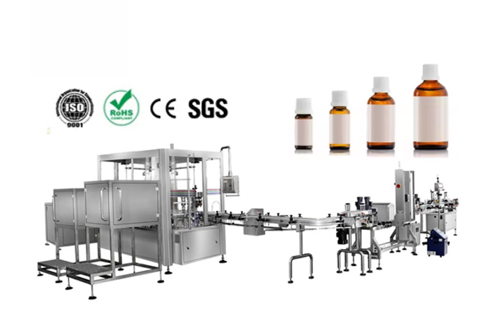 Fully automatic oral syrup filling and capping machine production line syrup bottling and capping machine 150 ml