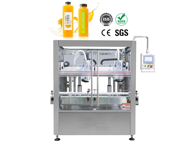 Automatic liquid filling machine suitable for beverages honey high-productivity hotel bottled products shampoo soap and personal care products