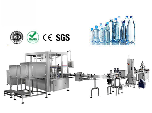Fully automated bottling production line 8000 BPH filling capping and labeling equipment water filling machine Meets all requirements