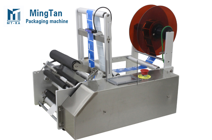 Double-sided labeling, all in one machine – Desktop semi-automatic labeling machine