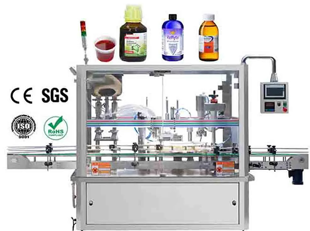 Fully automatic liquid filling machines can be customized with components from specified brands upon request