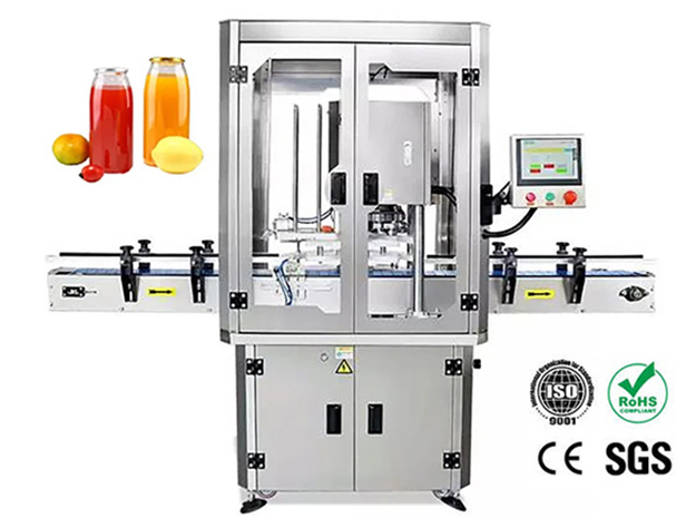 Automatic sealing machine suitable for powdered milk tins and luncheon meat cans
